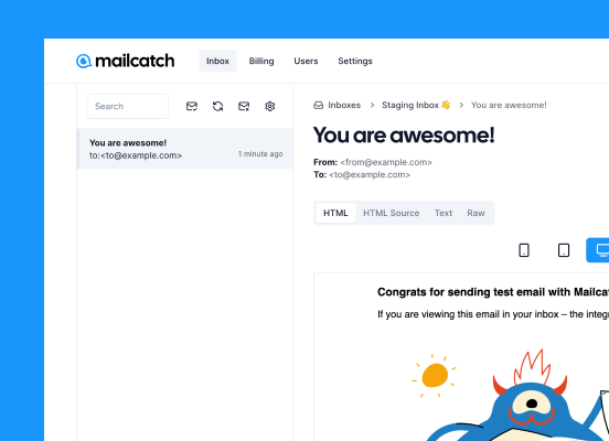 Mailcatch.app - Preview